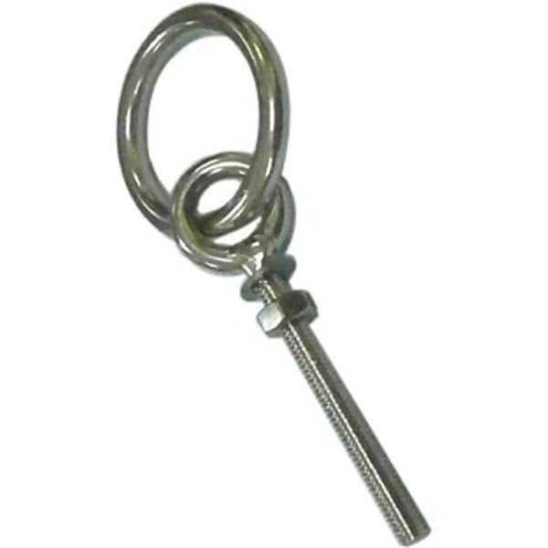 Goldenship Eye Bolt Och Ring 10 Enheter Silver 10 x 130 mm
