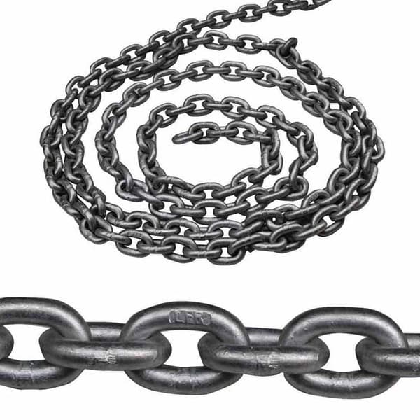 Lofrans Hot Dip Galvanized Chain Iso 4565/din 766/g40 Calibrated 8 Mm 30 M Søvfarvet