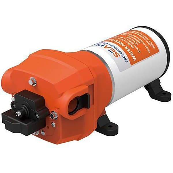 Seaflo Steem Pumpe 12v 3a 1.2 Bar 10 L/min Søvfarvet