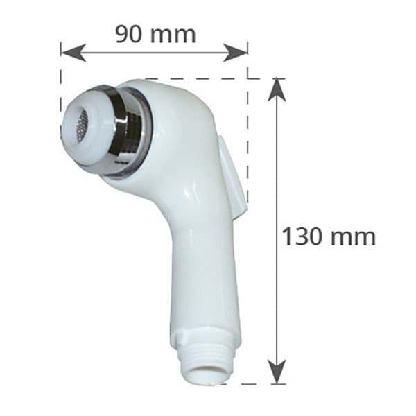 Elettrogas Aravon Dusch Reservdel Durchsichtig 130 mm