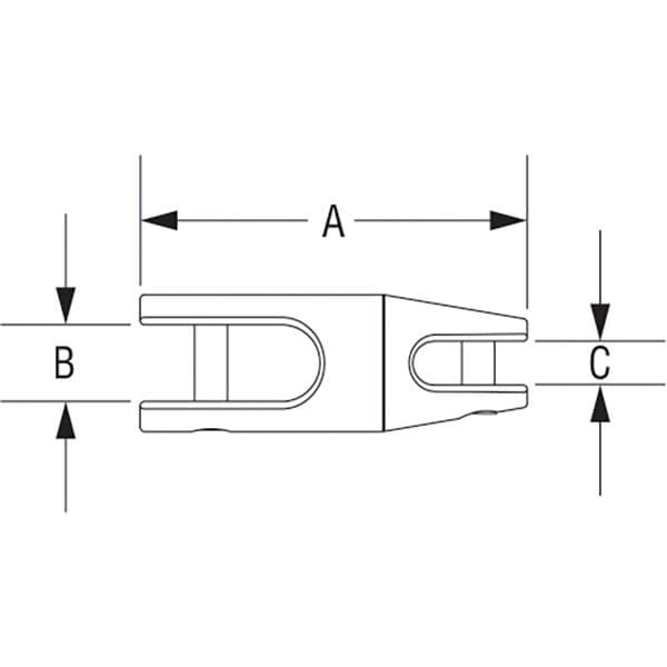 Seachoice Anchor Swivel Grå 89 mm