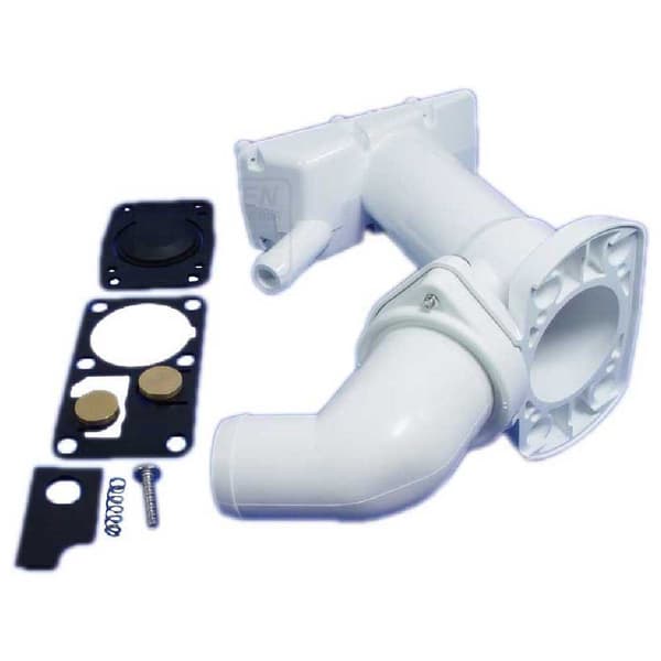 Jabsco Marine Toilet Pumpe Cylinder Manual Hvid