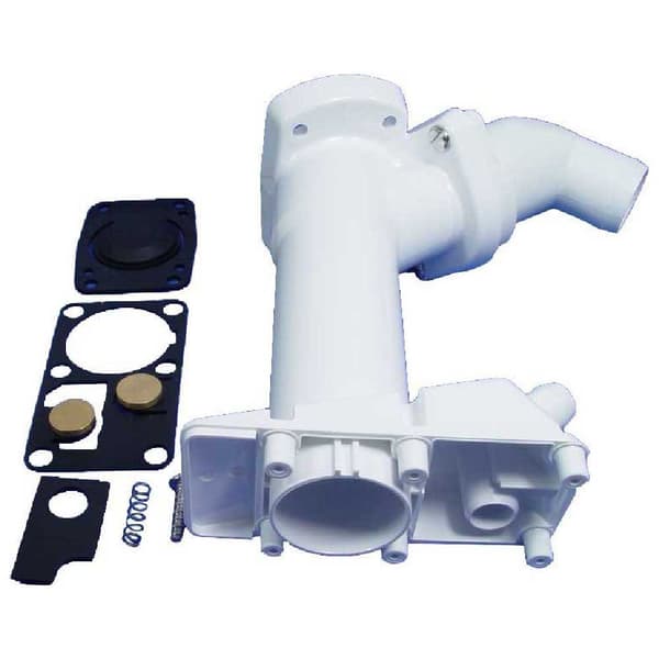 Jabsco Marine Toilet Pumpe Cylinder Manual Hvid