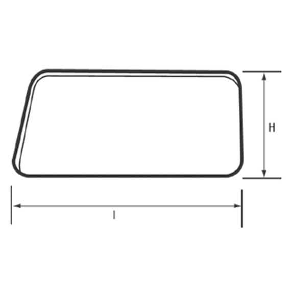 Nuova Rade Top Line With Lock 460x510 Mm Hvid