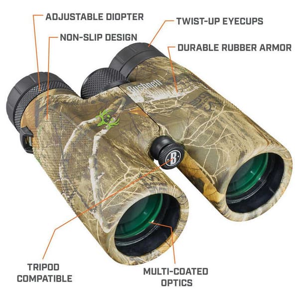 Bushnell Kiikarit Powerview 10x42 Camo Vihreä