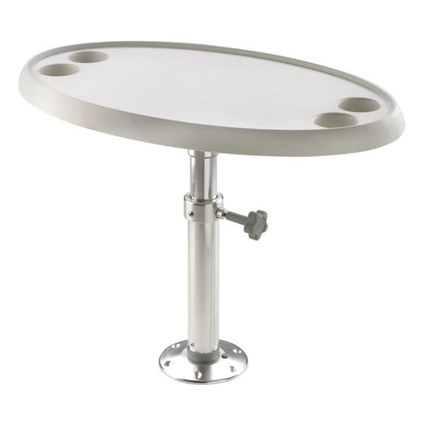 Vetus Ovalt Bord 50-70 Cm Søvfarvet 76 x 45 cm