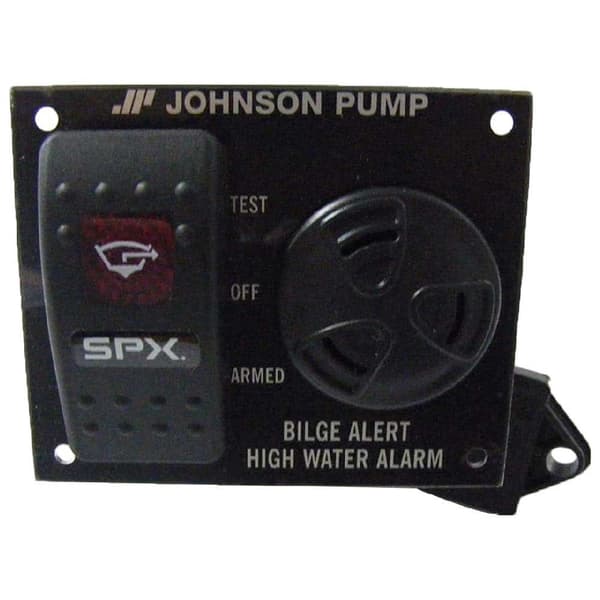 Johnson Pump Højvandsalarm Med Ultrakontakt Bilge Alert 189-72303 Sort 12V