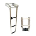 Miniatyrbillede 1 af 2: Lalizas Stainless Steel Platform Telescopic Grå 3 Steps