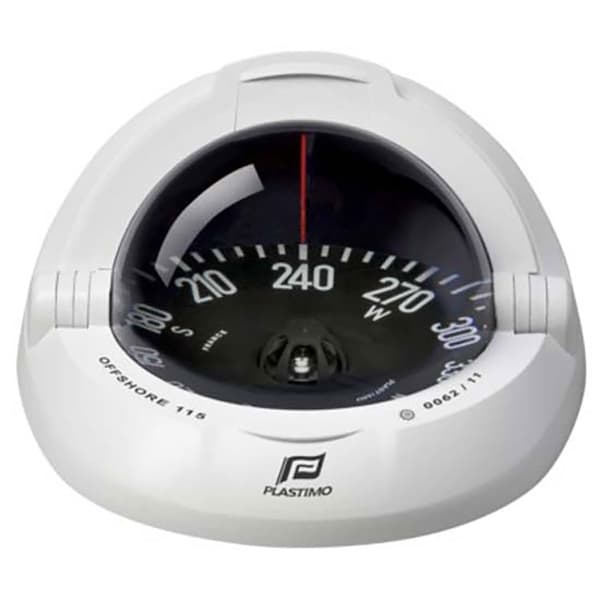 Plastimo Compass Offshore 115 Flat Flush Hopeinen