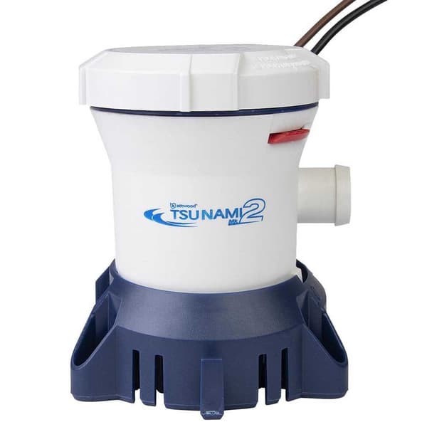Attwood Lænsepumpe Tsunami Mk2 800 2520l/h 12v Transparent 110 x 101 x 114 mm