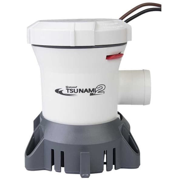Attwood Lænsepumpe Tsunami Mk2 1200 3120l/h 12v Transparent 112 x 115 x 101 mm