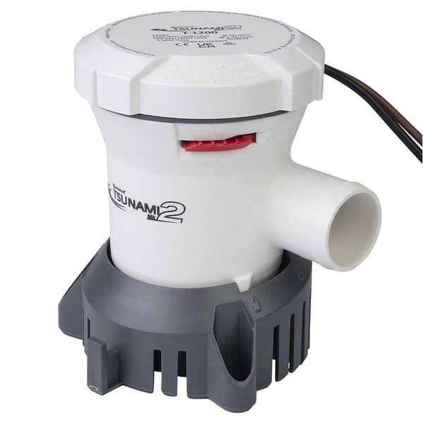 Attwood Lænsepumpe Tsunami Mk2 1200 3120l/h 12v Transparent 112 x 115 x 101 mm