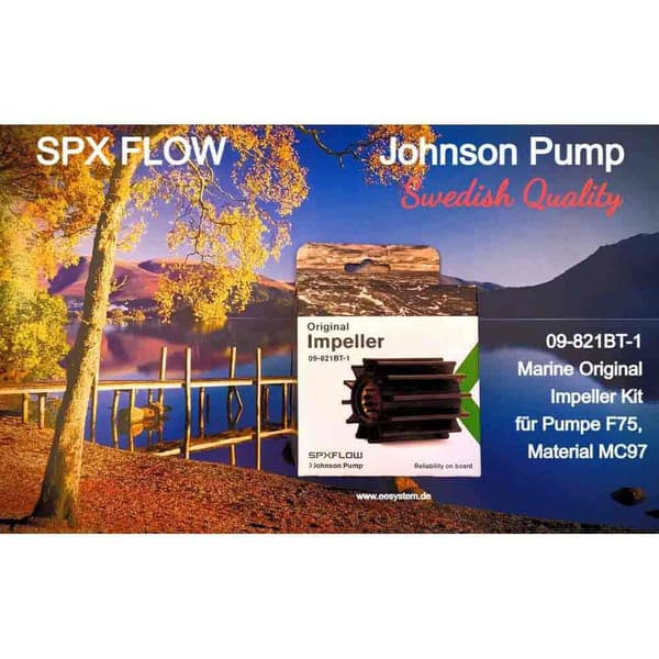 Johnson Pump F Mc97/epdm 75 Pumpe Løbehjul Gylden 80 x 65 mm