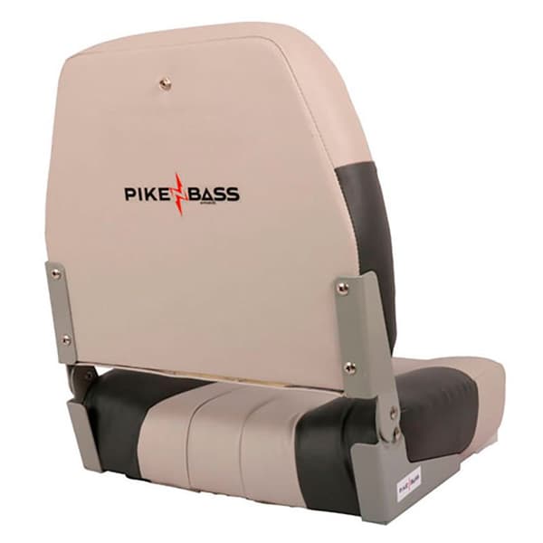 Pike N Bass Seat Extra Confort Valkoinen,Harmaa