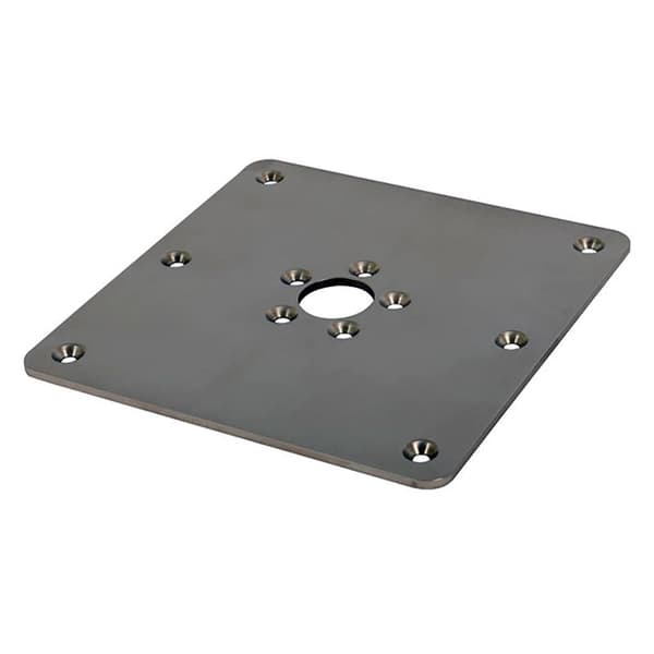 Pike N Bass Stål Fyrkantig Bas Pedestal Silver