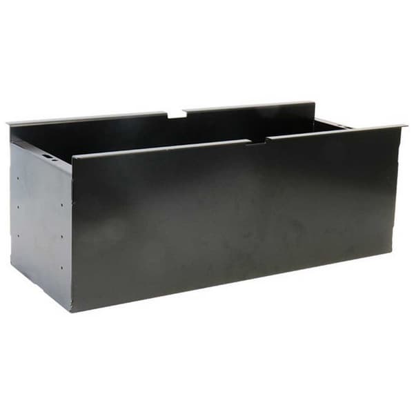 Seanox Leaning Post Aluminium Storage Box Svart