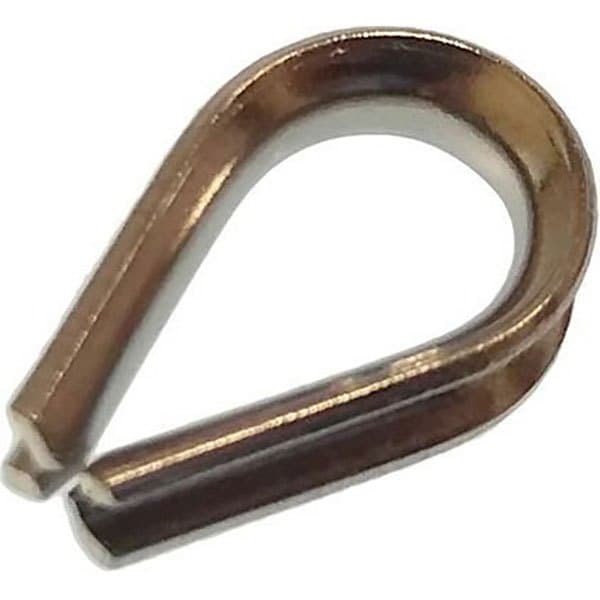 Goldenship Fingerborg För Stålrep Aisi-304 10 Enheter Silver 28 mm
