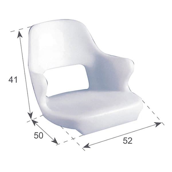 Barka Sæde Af Polyethylen 6363290 Transparent
