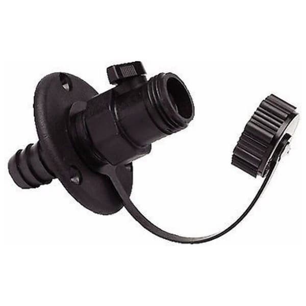 T-h Marine Vask Ned Fitting Off Valve Sort