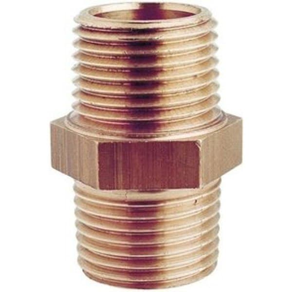 Maestrini Bronze Dobbelt Skruenippel Gylden 2´´