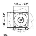 Miniatyrbild 2 av 2: Ultraflex Pumppackning X64 Silver