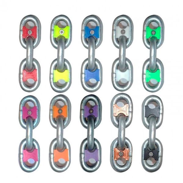 Anchoright Kedjemarkeringssats 10 Mm Durchsichtig