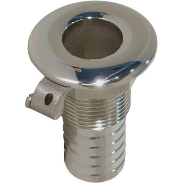 Goldenship Rostfri Slang Genom Skrovet Silver 1 1/4´´