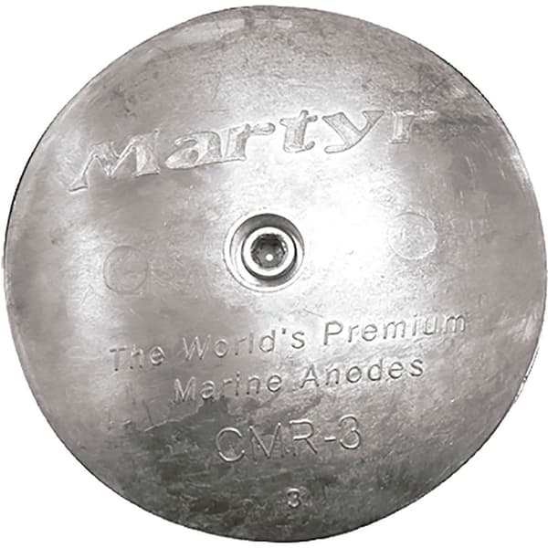 Martyr Anodes Aluminium Trim Tab Med Roranode Cmr4 Grå 127 mm