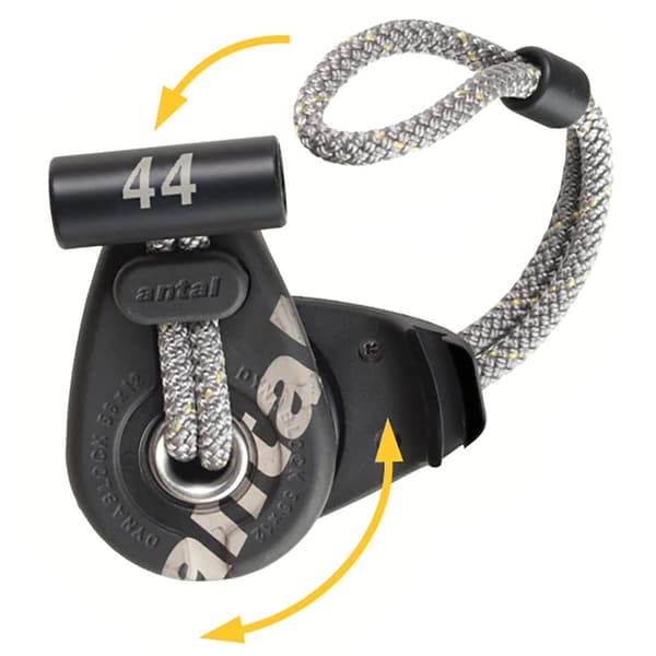Antal Dyneema Loop Dynablock 44 Mm Hopeinen