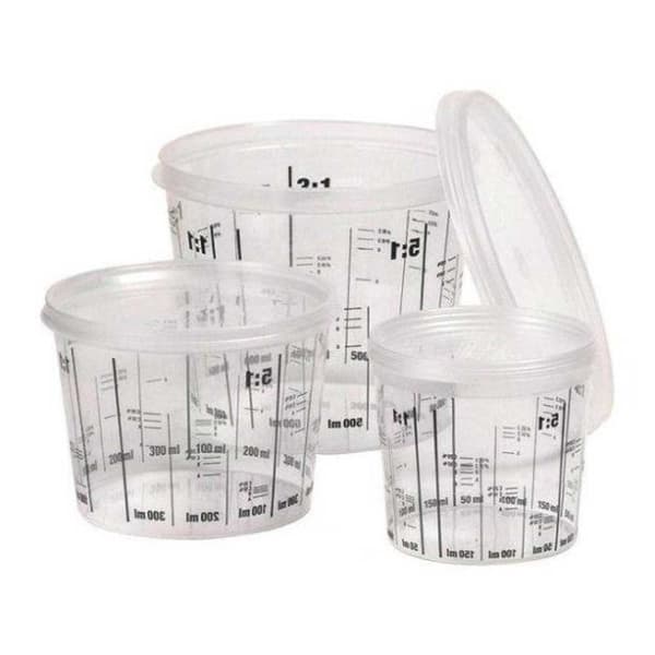 3m Dækhætte Til Krukker 365ml 180 Enheder Transparent