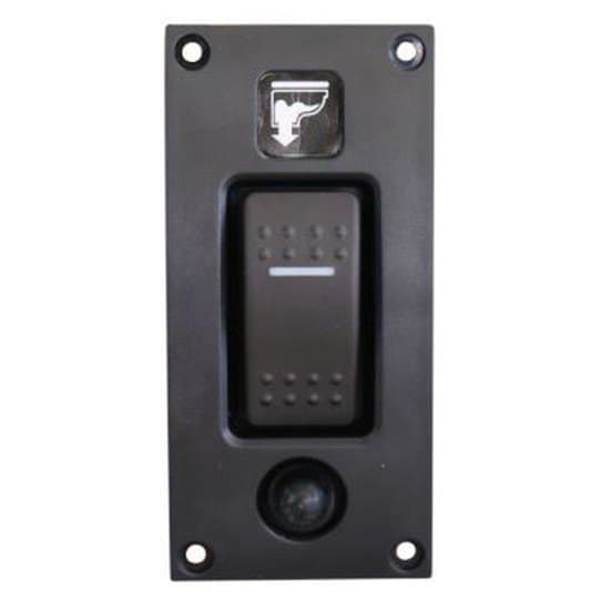 Lalizas Elektrisk Toiletskylkontakt Mon-off 12/24v Sort