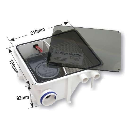 Lalizas Shower Sump System Unit Sort LSU 600 12V