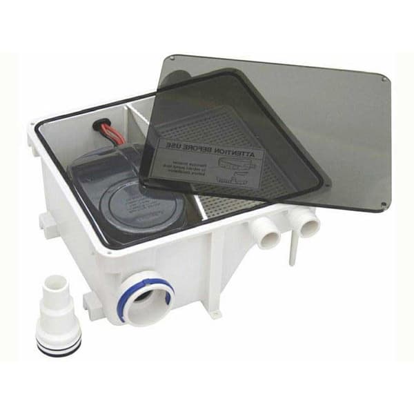 Lalizas Shower Sump System Unit Musta LSU 600 12V