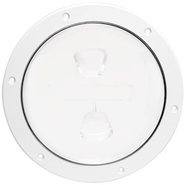 Beckson Marine Udskruningsdækplade Smooth 8´´ Hvid