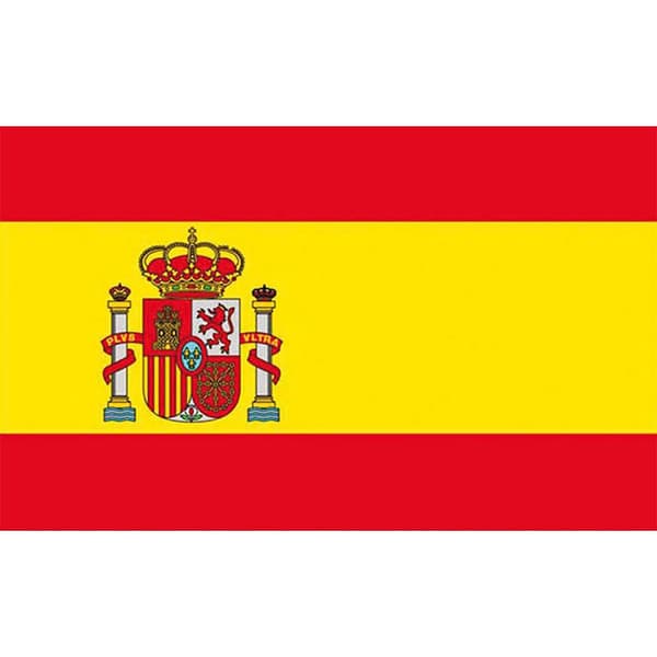 Prosea Flag Spanien A Med Skjold 150-100 Gul