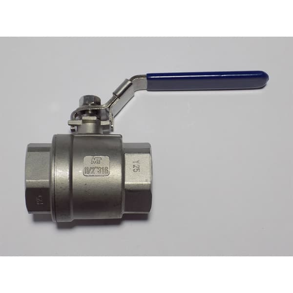 Prosea Kugleventil 1 1/2 Inox Søvfarvet