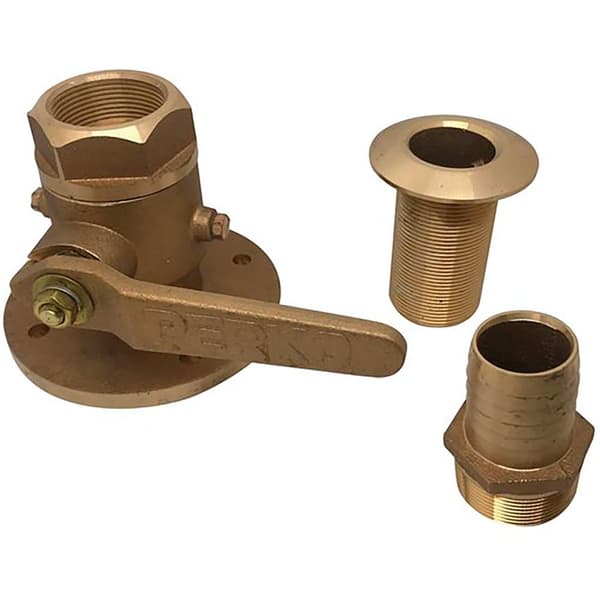 Goldenship Ventil Gennem Skrog Pvc Gylden 1-1/2´´