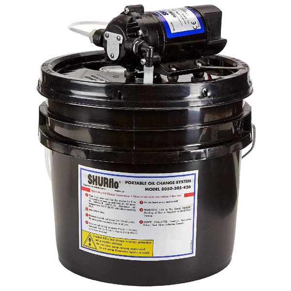 Shurflo Olieskiftesæt Flex-vane 12v Sort