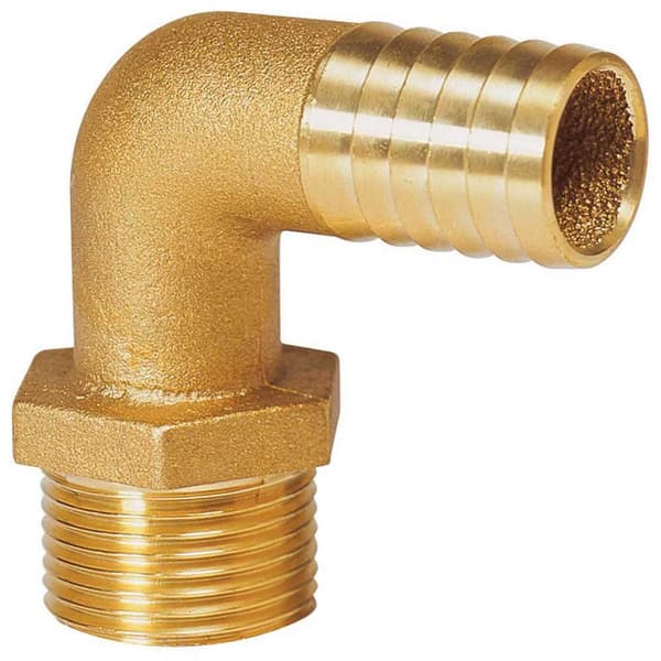 Vetus Mässing Böjd Slang Pilar 90º Guld 32 mm