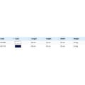 Miniatyrbillede 4 af 4: Ocean Stern Classic Hvid 600 x 320 x 250 mm