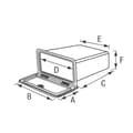 Pikkukuva 2 / 2: Nuova Rade Storage Hatch Valkoinen with Lock