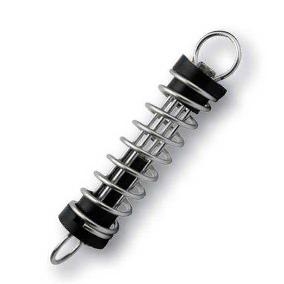 Lalizas Tiller Rope Spring Sort,Søvfarvet 90 mm