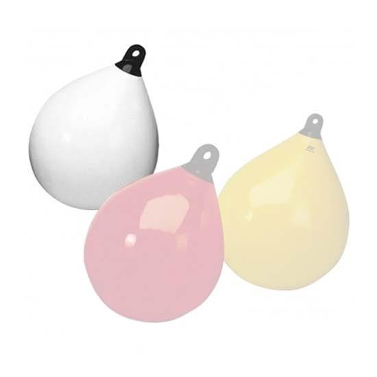 Plastimo Spherical Fender With Black Eye Keltainen,Valkoinen,Harmaa 550 x 550 x 730 mm