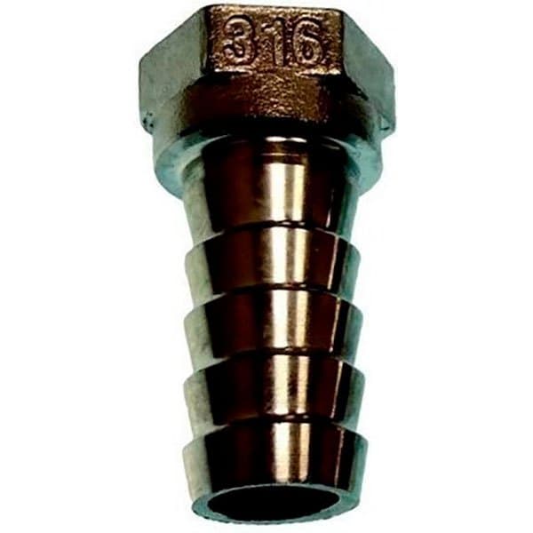 Goldenship Rostfritt Stål Honslangadapter 2´´ Silver 50 mm