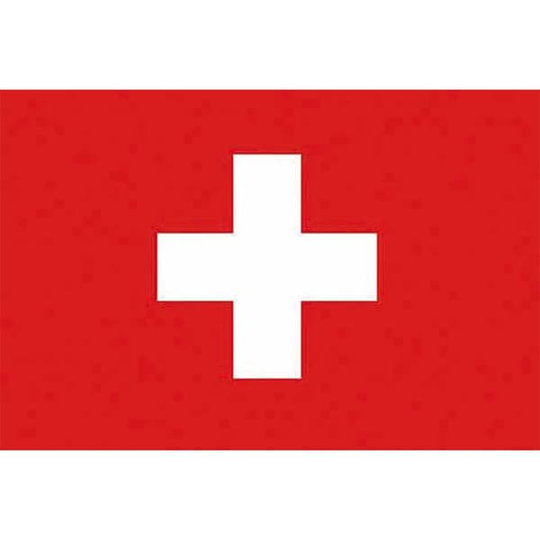 Prosea Flag Schweiz 100x70 Rød