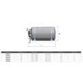 Miniatyrbild 2 av 2: Indel Marine Panna Isotemp 750w 230v 25l Silver 310 x 650 mm
