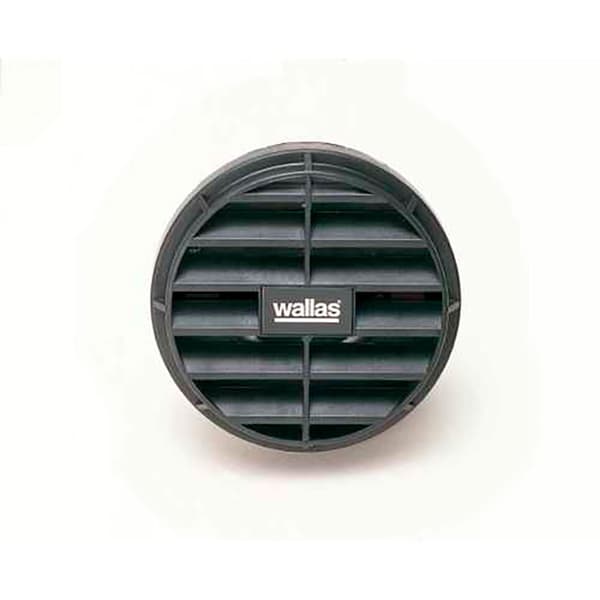 Wallas Varmluftssystem Ventilationsgaller Silver 60 mm