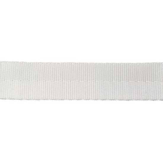 Lindemann Standard Gjordrem Af Polyester 100 M Hvid 25 mm