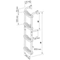 Pikkukuva 2 / 2: Plastimo Stainless Steel Folding Ladder 90 Crook Harmaa 2+3 Steps