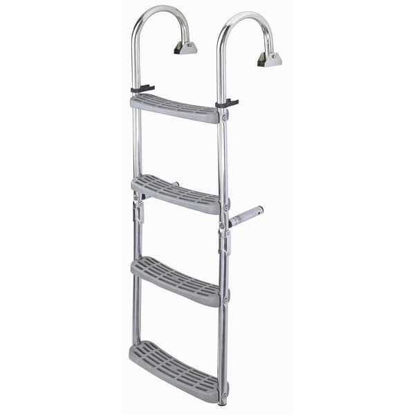 Plastimo Stainless Steel Folding Ladder 90 Crook Grå 2+3 Steps